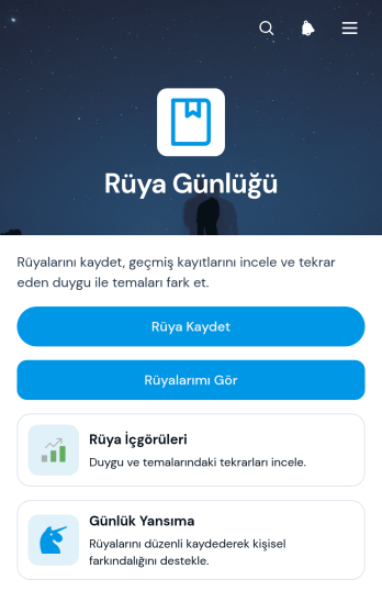 Rüya Günlüğü Uygulama Șablonu