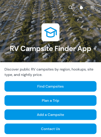 RV Campsite Finder App Template