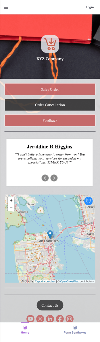 Sales Order App Template