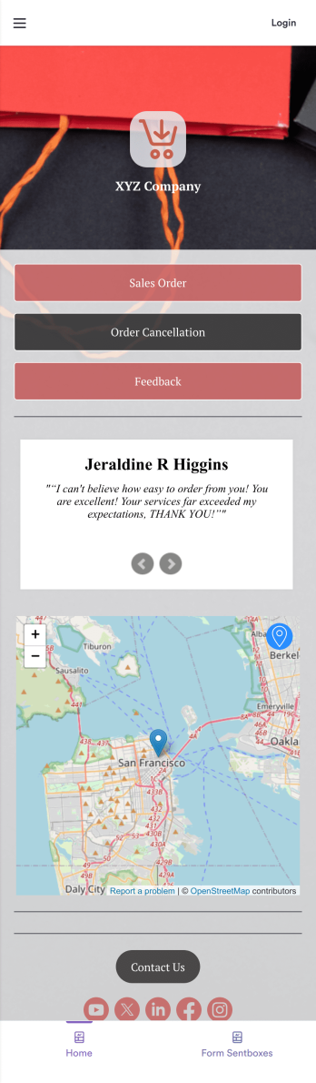 Sales Order App Template