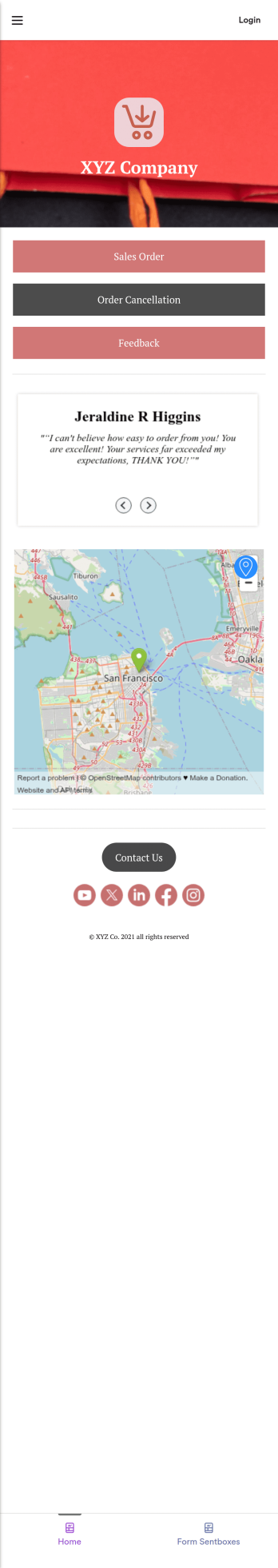 Sales Order App Template
