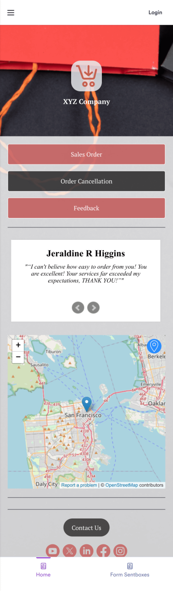 Sales Order App Template
