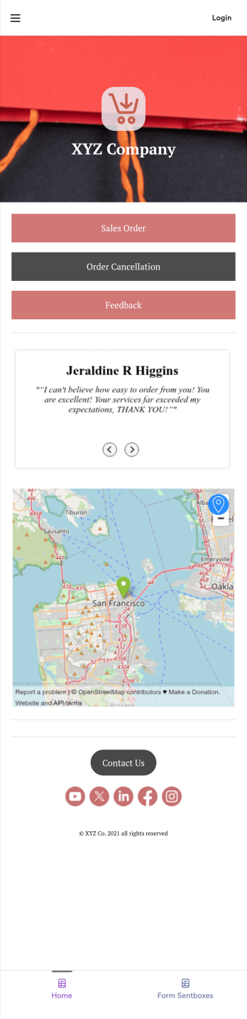 Sales Order App Template
