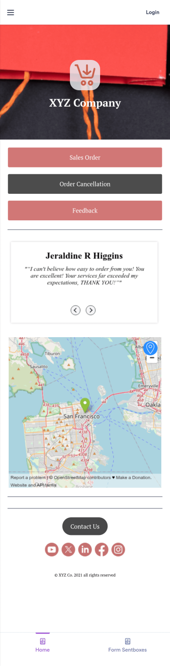 Sales Order App Template
