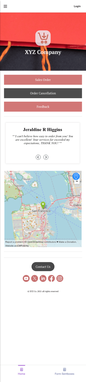 Sales Order App Template