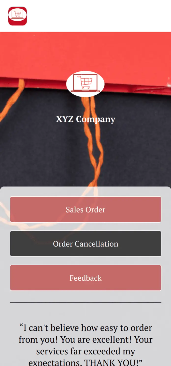 Sales Order App