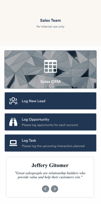 Sales Tracking App Template