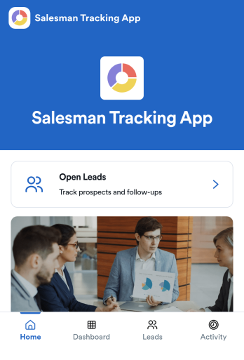 Salesman Tracking App Template
