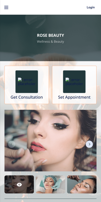 Salon Booking App Template