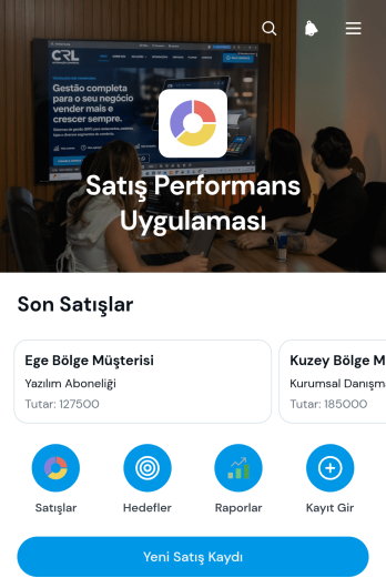 Satış Performansı Uygulama Șablonu