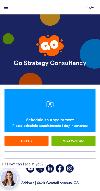 Scheduling App Template