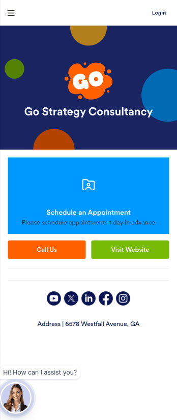 Scheduling App Template