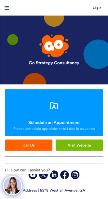 Scheduling App Template