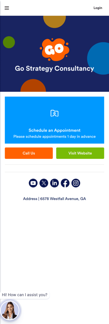 Scheduling App Template