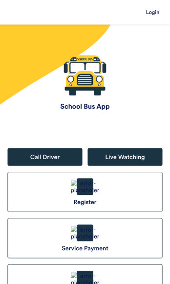 School Bus App Template