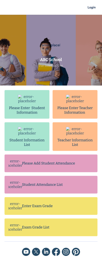 School Management App Template