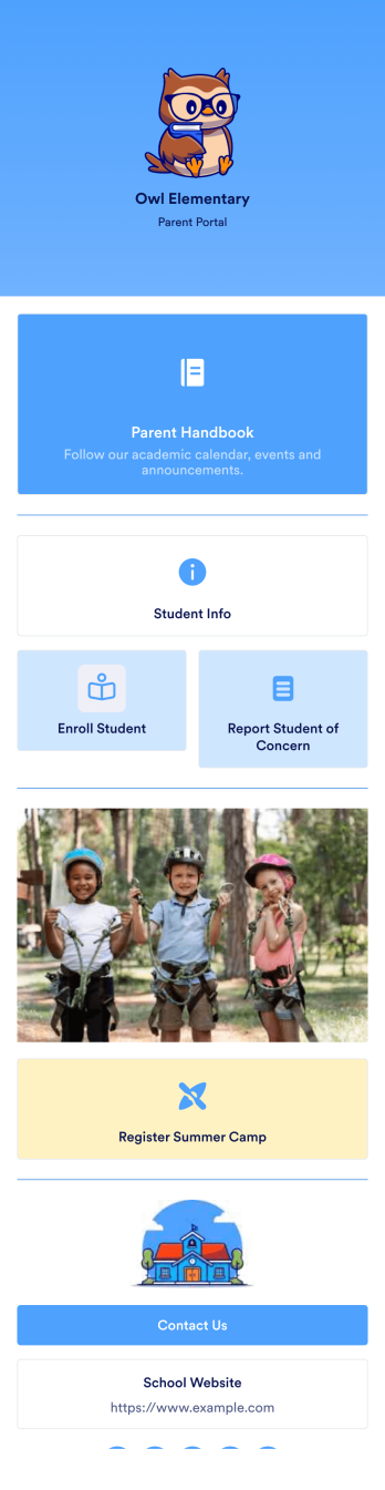 School Parent App Template