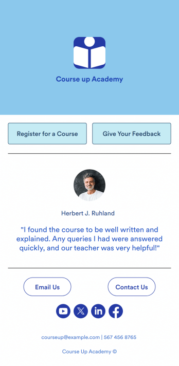School Scheduling App Template