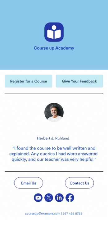 School Scheduling App Template