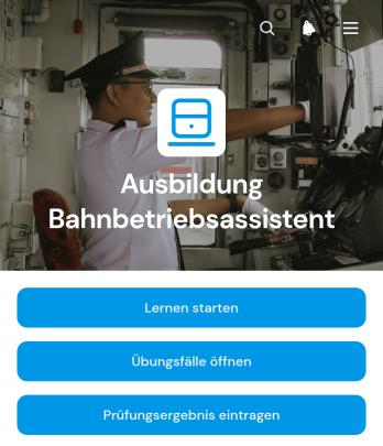 Schulungs-App für Zugbegleiter