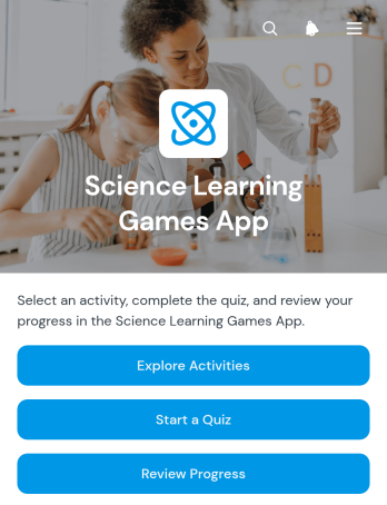 Science Learning Games App Template
