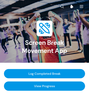 Screen Break Movement App Template