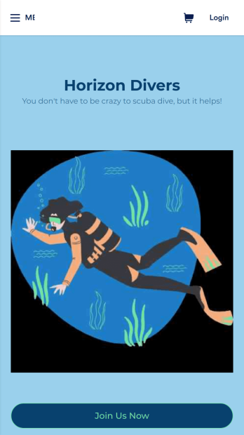 Scuba Diving App Template