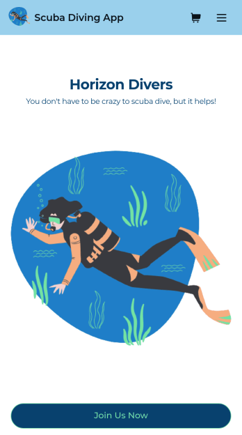 Scuba Diving App Template