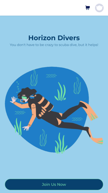 Scuba Diving App Template