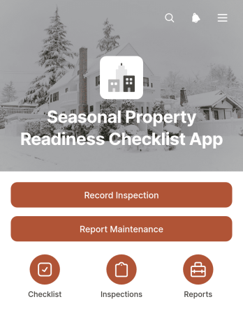 Seasonal Property Readiness Checklist App Template