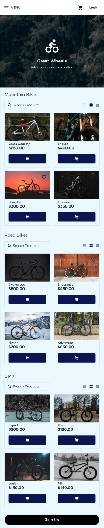 Second Hand Bikes App Template