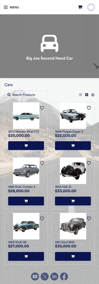 Second Hand Car App Template