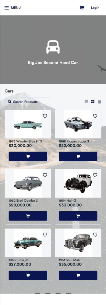 Second Hand Car App Template