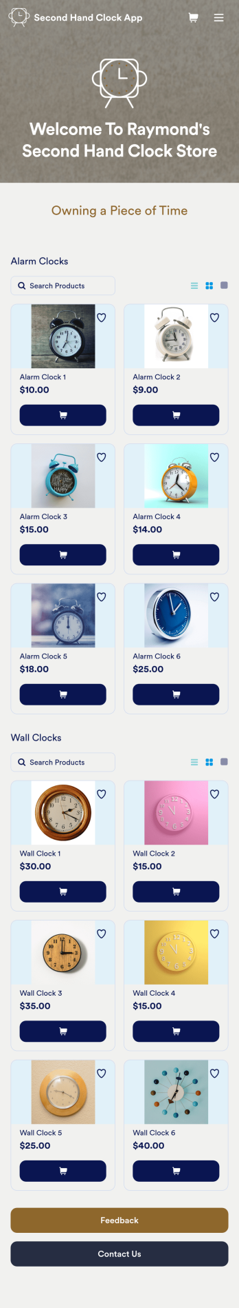 Second Hand Clock App Template