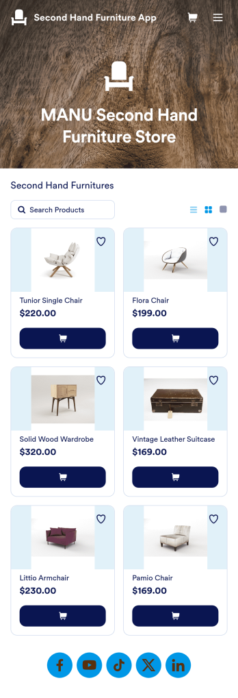 Second Hand Furniture App Template