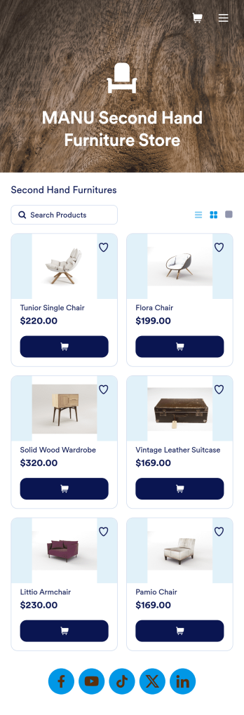 Second Hand Furniture App Template
