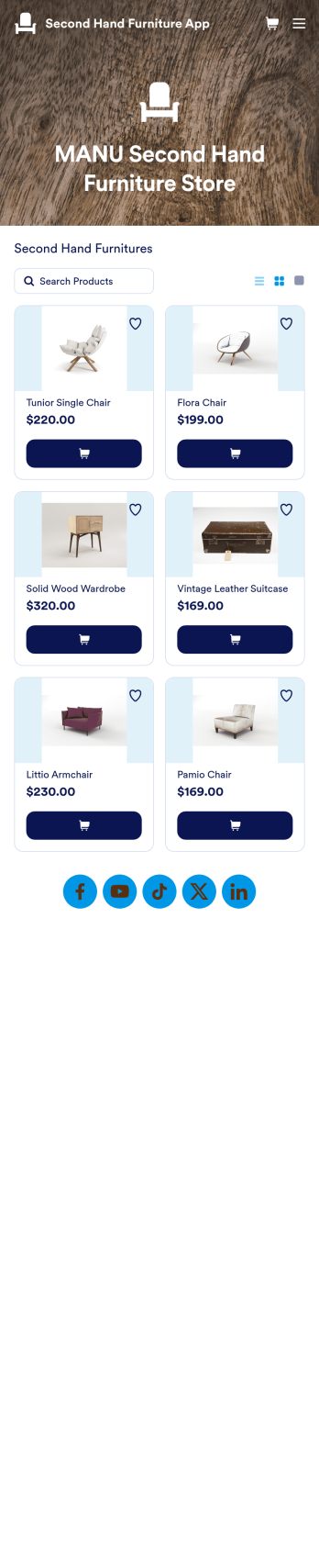 Second Hand Furniture App Template