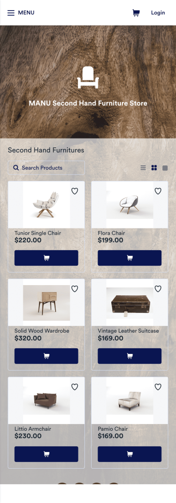 Second Hand Furniture App Template