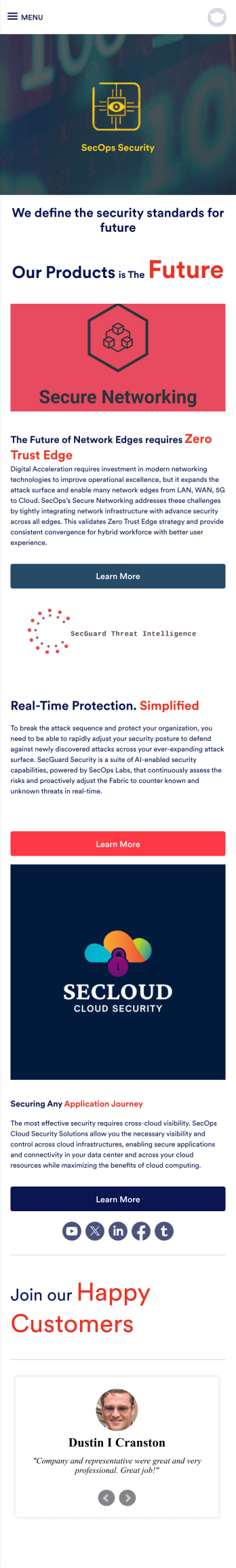 Security Service App Template