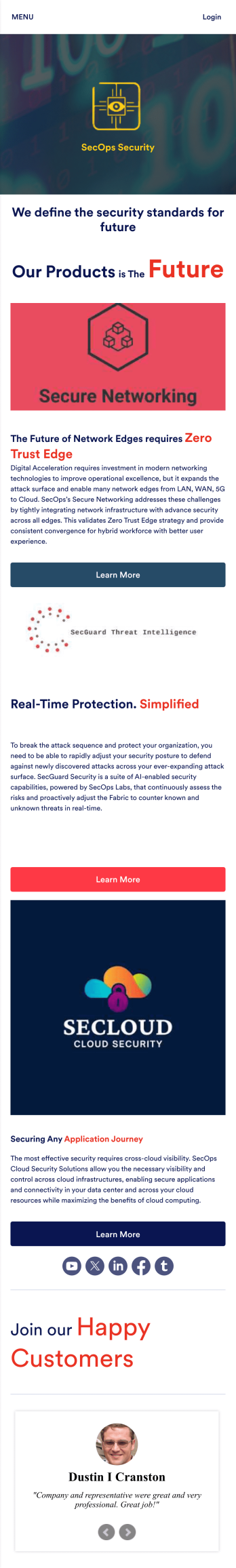 Security Service App Template