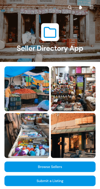 Seller Directory App Template