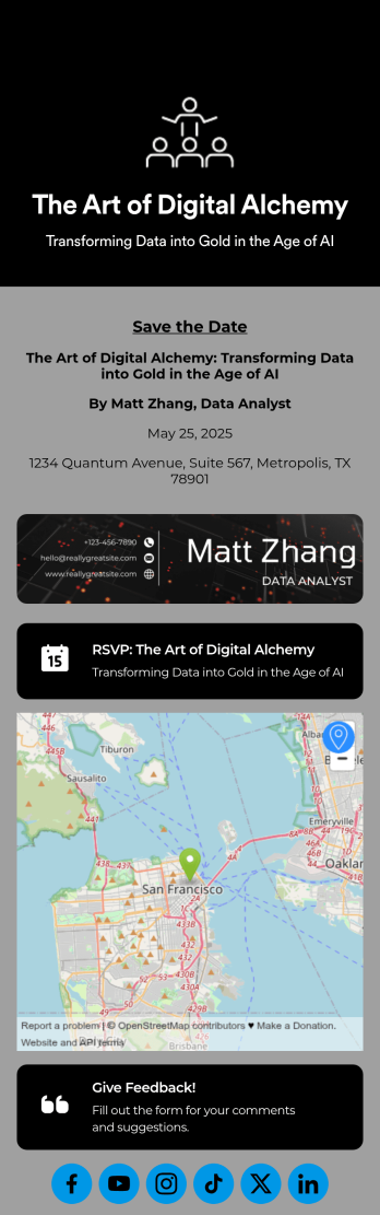 Seminar RSVP App Template