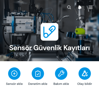 Sensör Güvenlik Kayıtları Uygulama Șablonu