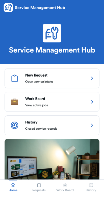Service Management App Template