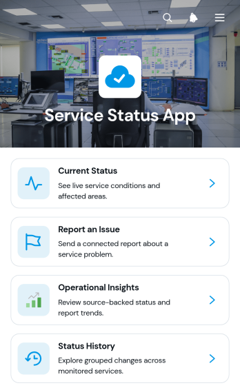 Service Status App Template