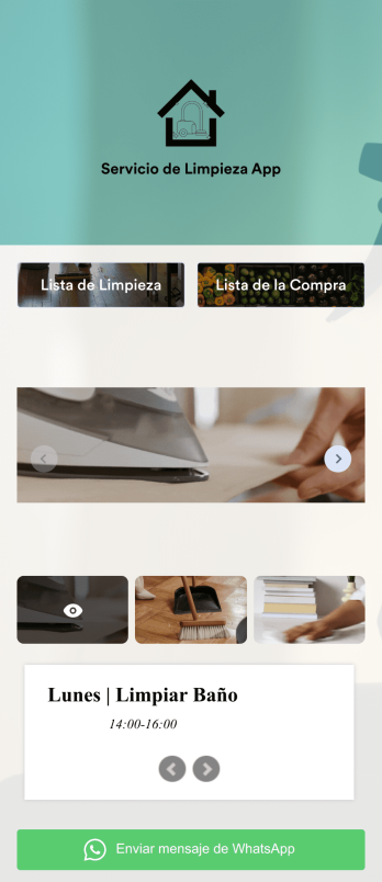 Servicio de Limpieza App Template