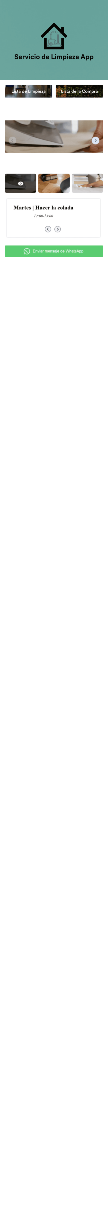 Servicio de Limpieza App