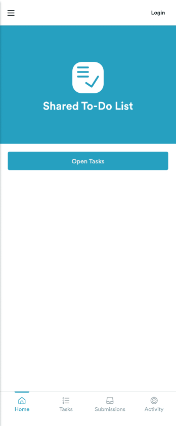 Sharable To Do List App Template