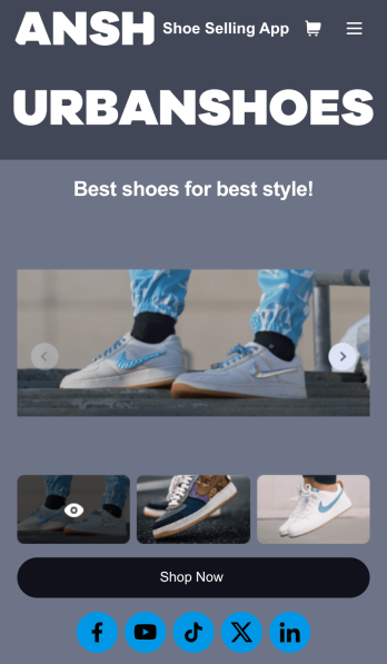 Shoe Selling App Template