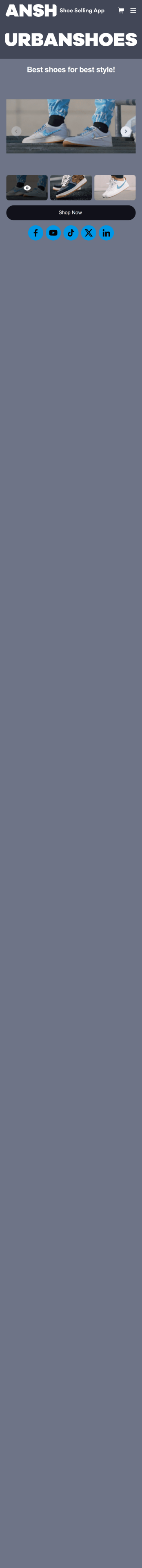 Customizable Shoe Selling App